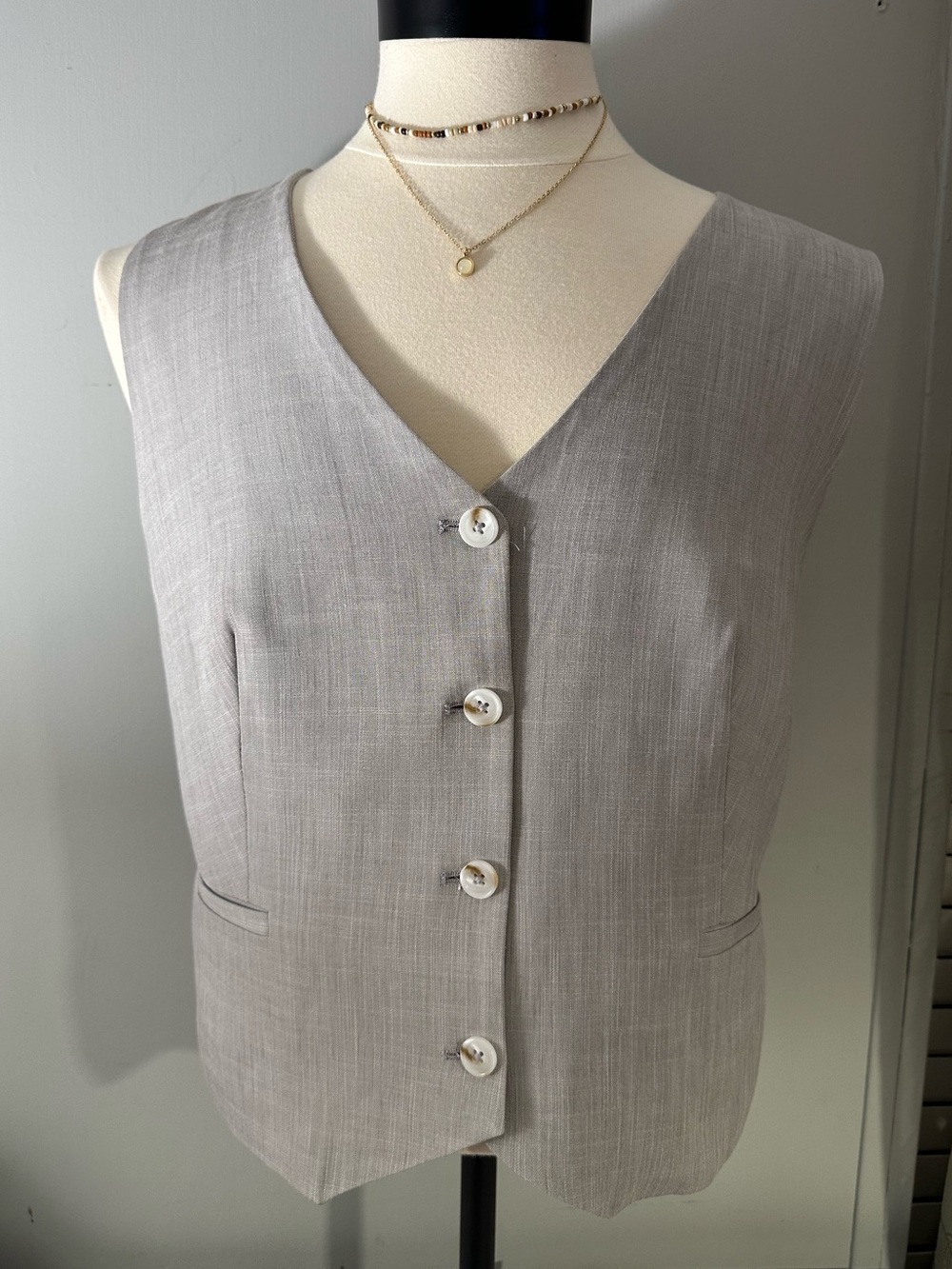 Haver & Blair Light Gray Tailored Vest